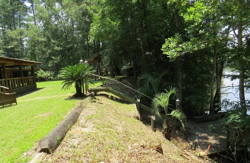 Clarksville House | Near Panama City Log Home Chipola River Dead Lakes Scenic Views On River