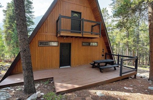 Twin Lakes Cabin | New Listing! Outdoor Lover’s Retreat | 7 Private Acres | Deck | Fireplace