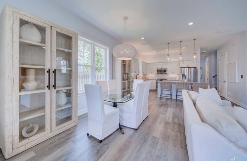 West Panama City Beach House | Off-Season Monthly Rentals | Private Pool & Spa | 6-Seater Golf Cart