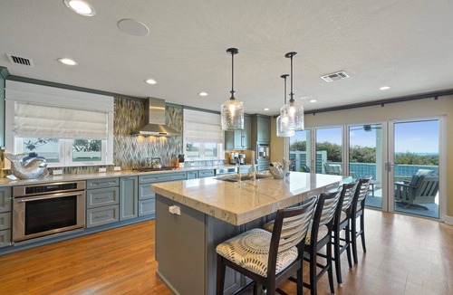 Seacrest House | PELICAN PLACE: Gulf Front 75ft Private Beach! Pool + Hot Tub! Elevator, Outdoor Kitchen, Green Egg