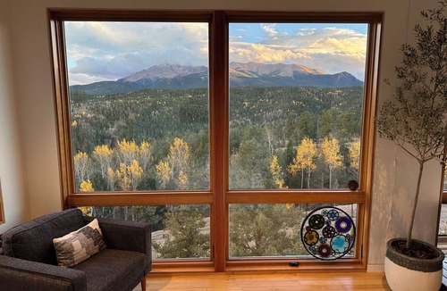 Woodland Park House | Pikes's Peak Lookout: Views, Hot Tub, 2 Houses on 1 Property, Sleeps 12