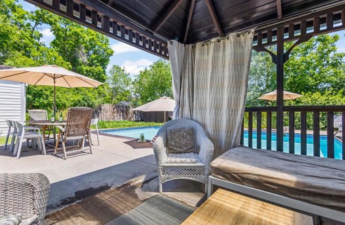 University Hills House | Pool House Escape with Cabana and Garden Vibes