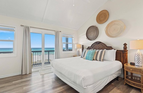 West Panama City Beach House | Premier Townhouse 1 - Beachfront - Deck to Beach in 5 seconds! Free Activities!