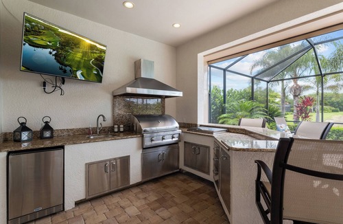 Naples House | Private Waterfront Estate, Heated Saltwater Pool/Spa, Golf Cart - Beach Club