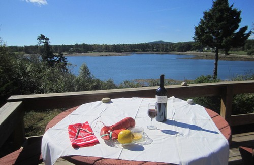 Birch Harbor Cottage | Private Waterfront Redwood Cottage on Harbor Near Acadia Schoodic Point