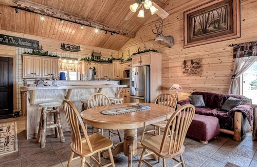 Alpine Village House | Remodeled, Dog-Friendly Cabin w/Large Fenced Yard, WiFi & W/D - Great for ATVs