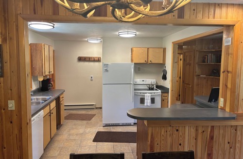 Grand Lake Cabin | RIVER SIDE walking distance to town/the lake & Rocky Mnt Natl Park! 3-bedroom