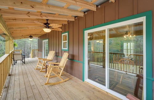 Murphy Cottage | Scenic Murphy Cabin w/Hot Tub, Fire Pit & Views