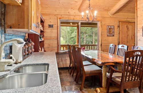 Estes Park Cabin | Serene Sunrise Cabin: 3BR Retreat, Steps from Pine Haven, Amenities Galore