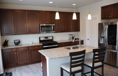 Colorado Springs House | Spacious 5-BR Home: Private Hot Tub & Big Yard, Stocked Kitchen, Mountain View!