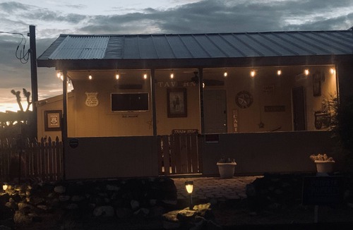 Meadview Cabin | Stunning Views! Rustic cabin facing the base of Grand Canyon West