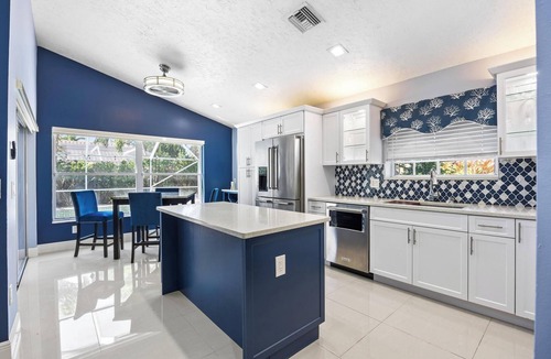 Greenview Shores House | Stylish 4-bedroom private house in Wellington FL, Come enjoy some poolside fun!