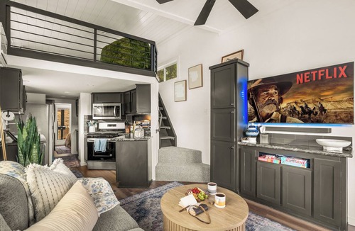 Lake George Cottage | Tiny House on Ranch · Stargazing + Fire Pit