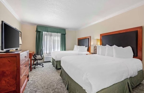 Eagle Hotel | Two Pet-Friendly Standard Rooms | 2 Queens + Free Breakfast & Indoor Pool Access