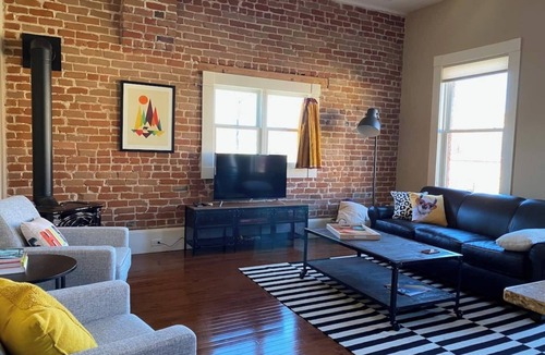 Salida Condo | Two spacious bedrooms with ample living space and a gourmet kitchen right in the heart of downtown Salida, this gorgeously furnished condo will not disappoint!