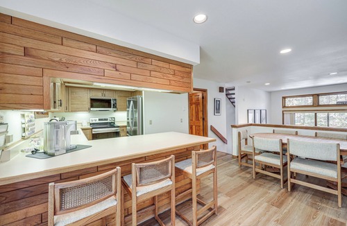 Peak 9 House | Walk to Chairlifts: Breck Condo w/Private Patio