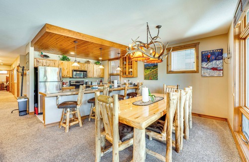Old Town Condo | Walk to Gondola: Condo w/Deck in Winter Park!