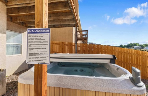 Pueblo West House | Warm 4BR Home with Hot Tub, Sunset Deck,Sleeps 10