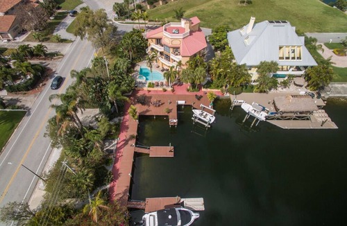 Schooner Place House | Waterfront Home - Pool, Boat Dock, Roof Top Patio, Piano, Game Room, Pin Ball