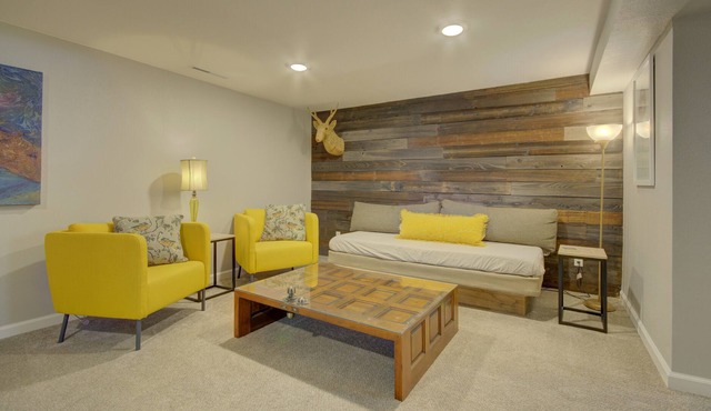1/2 of our house, bright basement suite w/ kitchen and laundry