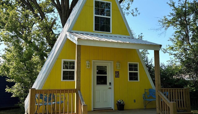 A-Frame Cottage with Deck in Charming Inspiration Village in Cape Girardeau