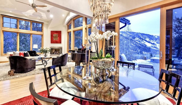 Aspen Luxury Winter Ski Retreat, Elegance, Views and Location…Minutes to Ajax!