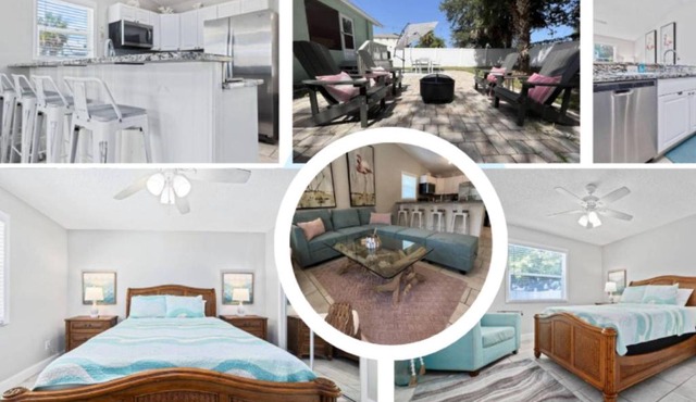 Beachy 2/1 Condo, One Block Downtown Palm Harbor! in Palm Harbor