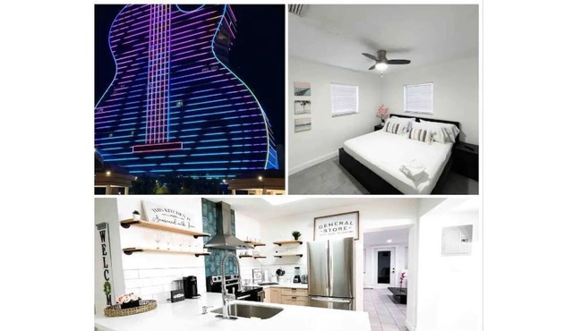Charming.Modern 3 bedroom house. BBQ. Big Backyard in Hollywood