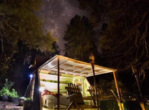 Convertible A-Frame Glamping Cabin Zion National Park