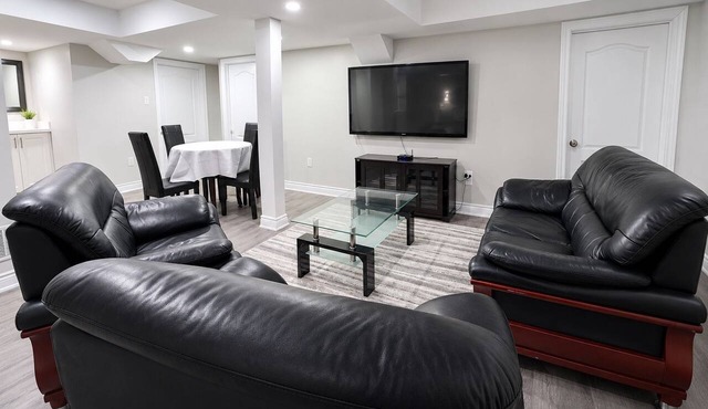 Cozy 2BR Brampton Bsmt Suite w/Private Entry, Laundry, Patio & Coffee Included! in Brampton