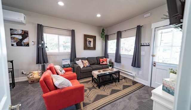Cozy Fireplace & Gorgeous Views! Modern Miner's Cottage w/Miles of Trails!