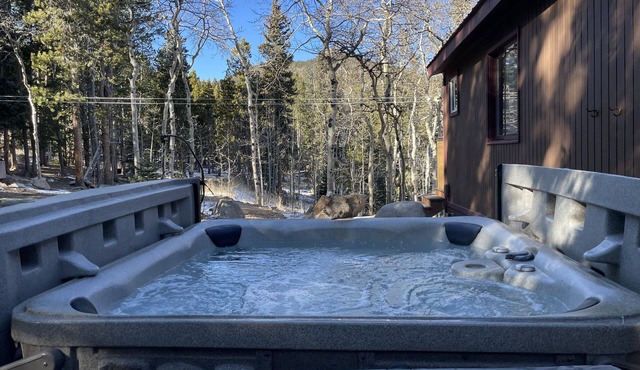 Cozy home in the Colorado mountains with hot tub-close to Denver & Boulder