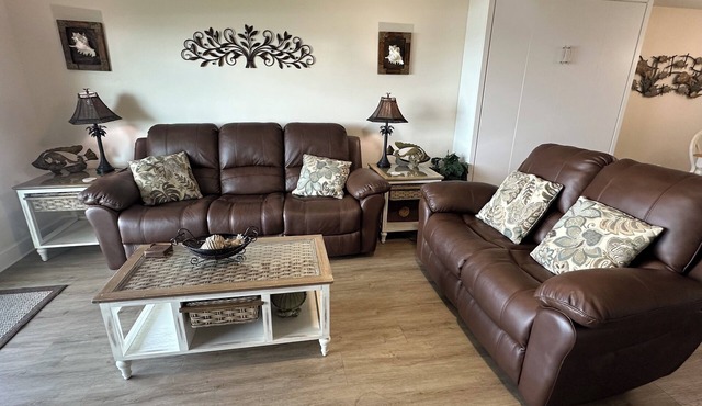 Direct Oceanfront Premium Flat with 2 Bed/2 Bath +Murphy Bed. New Everything in St. Augustine