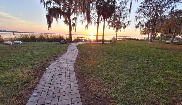 Eustis Fl- Lakefront Minie Ranch. Private ,fenced, off main drag, walk to town. in Eustis