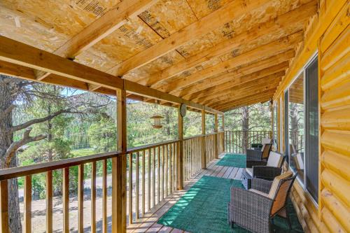 Furnished Deck & Mountain Views: Panguitch Cabin