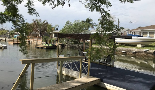 Hudson Beach Waterfront House with dock and canoe