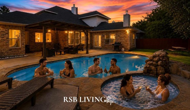 Immaculate 5BR 2,5BA Holiday Home with Pool in Irving