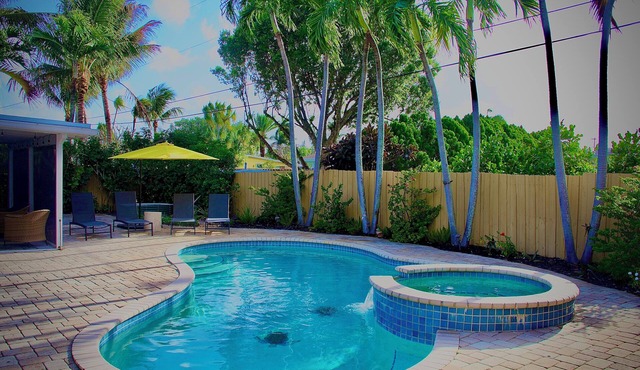 Luxe Family Retreat with Heated Saltwater Pool — Steps to the Beach!