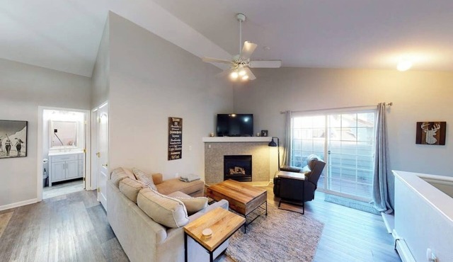 Luxe Mountain-View Ski Getaway | Next to Tranquil River | Pool, Hot Tub