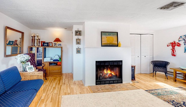Mountain view home with pool, covered patio, & fireplace - secluded location