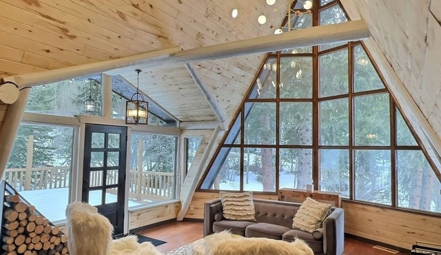New! Forest Haven Hideaway A Frame - a secluded mountainside escape on a creek!