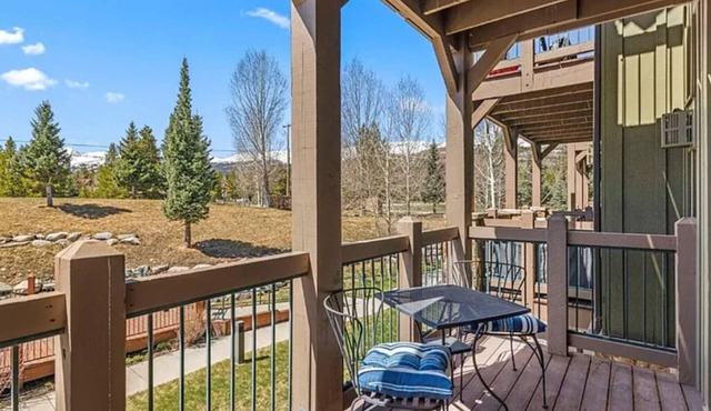 NEW LISTING! Immaculate 1BR, 2 bed condo across from Breckenridge Golf Club!