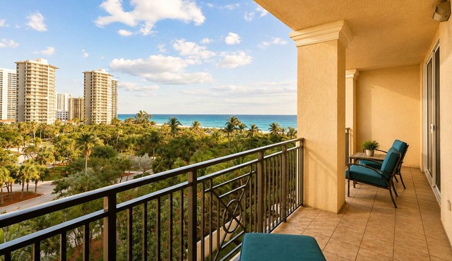 Ocean view! 2bd at The Palm Beach Resort and Spa