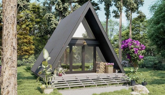 Panoramic A Frame Perfection at Lake Noire Cabin 1 in Oakwood