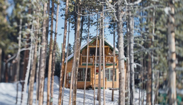 Private cabin in a super location above the base of Peak 8