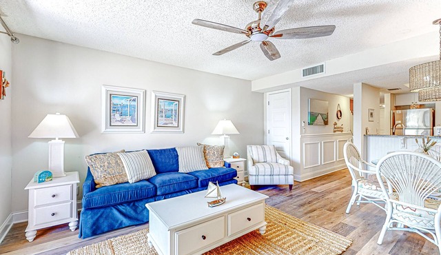 Recently updated resort condo with 2 pools, 2 balconies, ocean views, BBQ, & W/D in St. Augustine