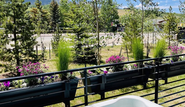 Silverthorne Retreat with Mtn Views, Private Saltwater Hot Tub, King Bed & Bidet