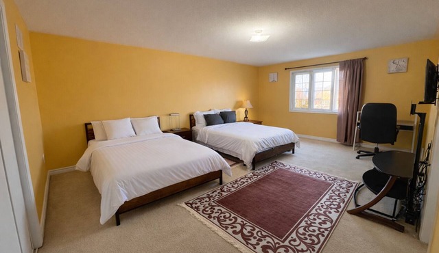Spacious 2-Bed Suite w/Private Bath, TV & Walk-In Closet—Brampton Shared Home! in Brampton