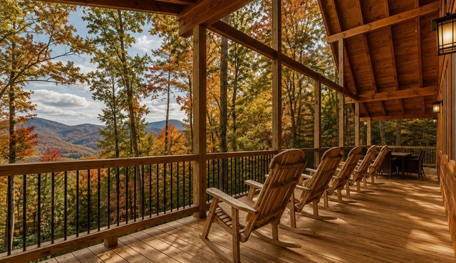 Spacious mountain cabin w/mountain views, hot tub & game room! in Cherry Log