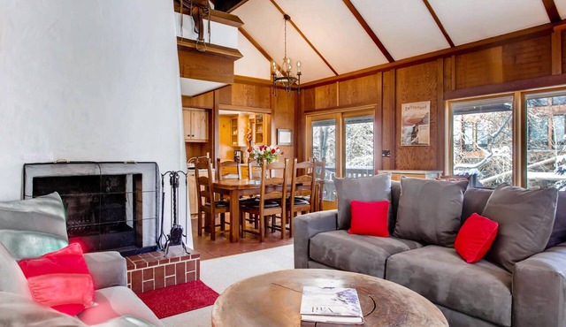 Steps to Gondola Forest Road Chalet with Jacuzzi & Wood Burn Fireplace